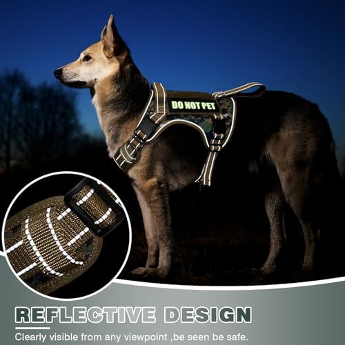 WINSEE Tactical Dog Harness, No Pull Dog Harness - Image 5