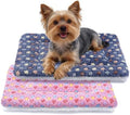 Mora Pets Dog Crate Pad Bed Ultra Soft Pet Mat Star Print 2 Pack 24 Inch by MoraPets