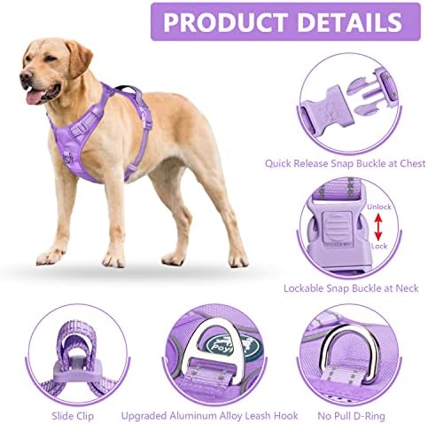 PoyPet No Pull Dog Harness, Reflective Vest - Image 4