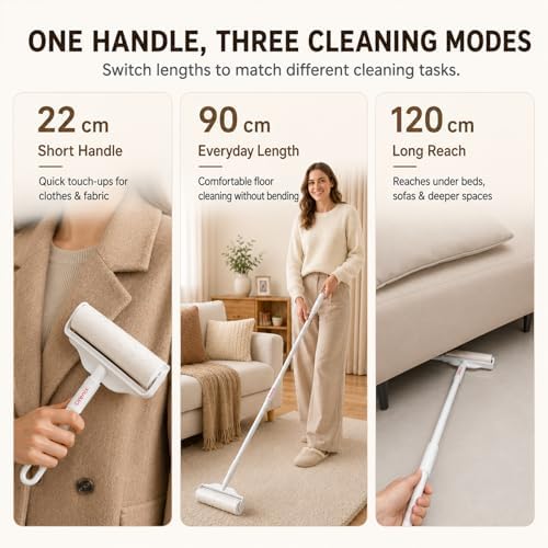 Long Handle Extra Sticky Large Lint Roller - Image 3