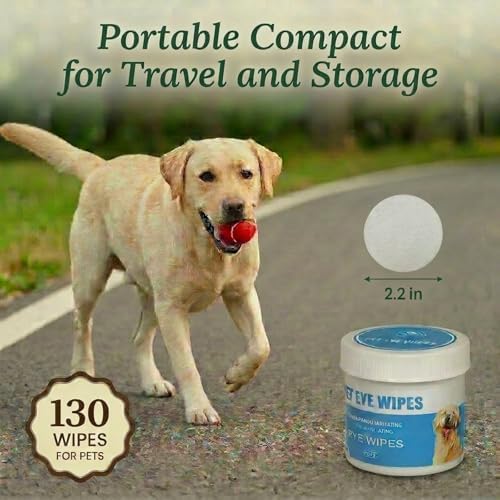 Dog Eye Wipes for Tear Stain Removal, Vet-Recommended Dog Eye Infection - Image 4