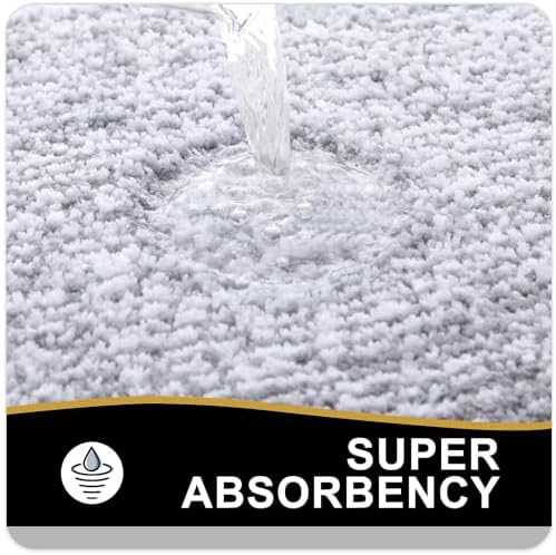 OLANLY Bathroom Runner Rugs 70x24, Extra Long Bath Mats - Image 3