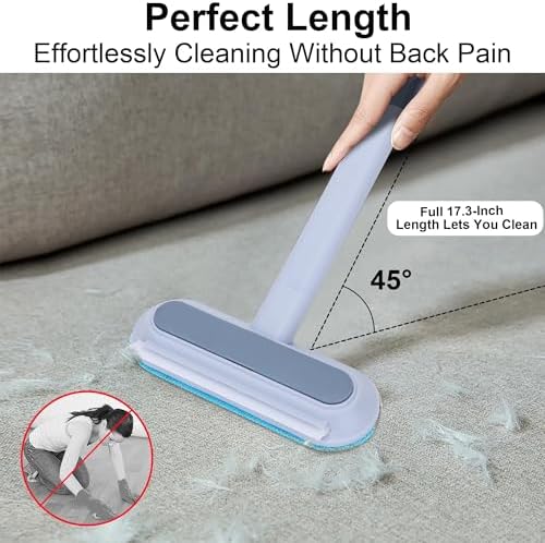 Pet Hair Remover for Furniture, 17.7Inch Reusable Lint Brush for Dog Cat Hair - Image 3