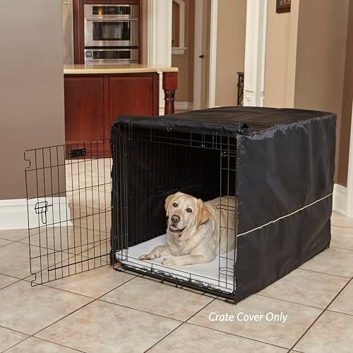 MidWest Homes for Pets Large Dog Crate Cover, Machine Washable - Image 2