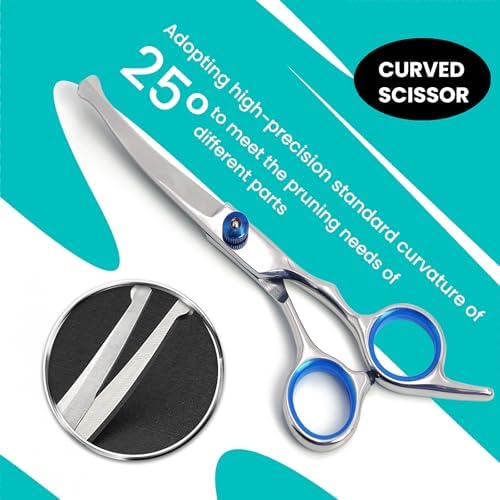 MEDUWEDU 7 in 1 Dog Grooming Scissors Set - Image 4
