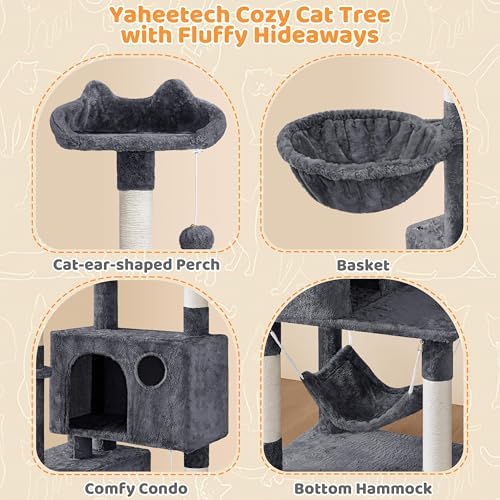 Yaheetech 73in Cat Stand, Large Cat Tree - Image 4