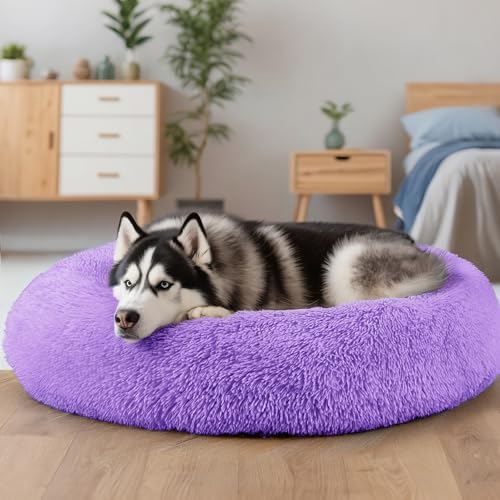 Extra Large Dog Beds, 36in Human Dog Anxiety Relief Comfort Bed - Image 5