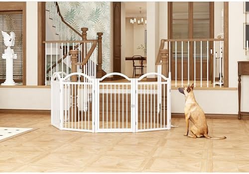 BHG Metal No-Assembly Freestanding Dog Gate - Image 6