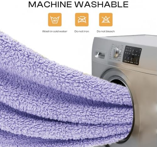 Luciphia 3 Pack Soft Sherpa Fleece Blankets - Image 6