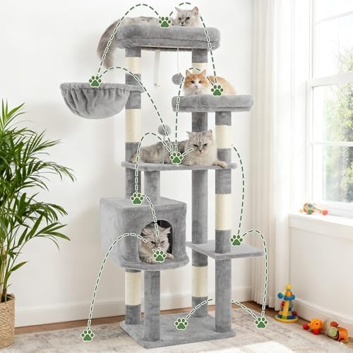 Gitelsnour 55.1'' Cat Tree Tower - Image 6