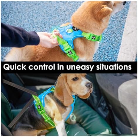 PHOEPET No Pull Dog Harness, Unique Colors Reflective Adjustable Dog Vest - Image 5