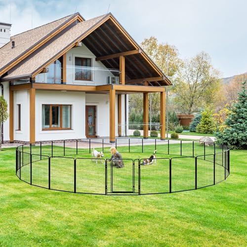 Kfvigoho Dog Playpen Outdoor Extra Wide 32 Panels Heavy Duty Dog Fence 40" - Image 5