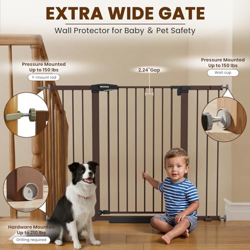 Mumeasy 36" Extra Tall Baby Gate - Image 4