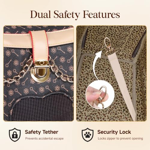 Adriene's Choice Luxury Pet Carrier, Puppy Small Dog Carrier, Cat Carrier Bag - Image 4