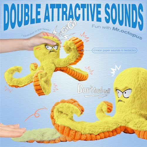 LEGEND SANDY Tough Dog Toys, Squeaky Large Dog Toy, Stuffed Puppy Chew Toys - Image 2