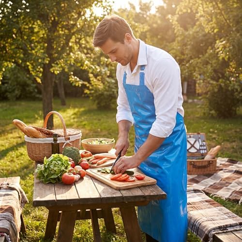 Nanxson TPU Waterproof Apron Lightweight Work Apron - Image 5