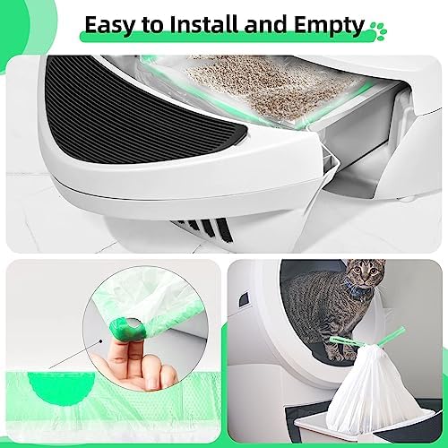 105 Count Automatic Litter Box Bags Liners Compatible - Image 4