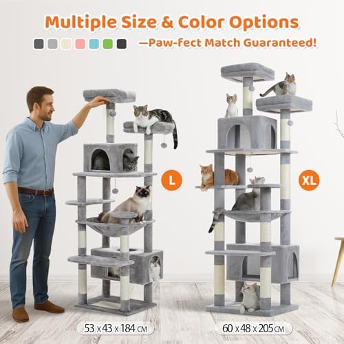 PAWZ Road XXL 81" Cat Tree Large Cats - Image 2
