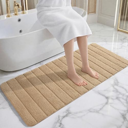 AROGAN Luxury Long Bathroom Runner Rugs 24x60 Inch Bath Rug Non Slip - Image 2