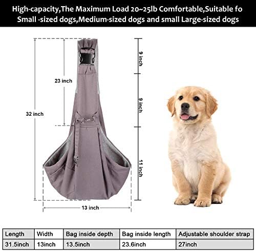 OWNPETS Pet Sling Carrier, Pet Sling Carrier Bag Safe, Fit 10~15lb Cats&Dogs - Image 2