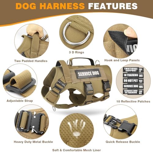 WINSEE Service Dog Vest Harness - Image 3