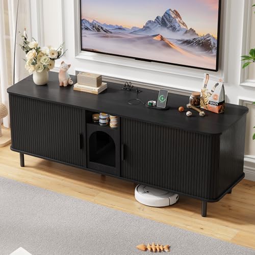 ONBRILL 65 Inches Cat Litter Box Enclosure - Image 5