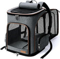 Large Cat Backpack Expandable Pet Carrier Backpack, Lekereise Dog Backpack by Lekereise