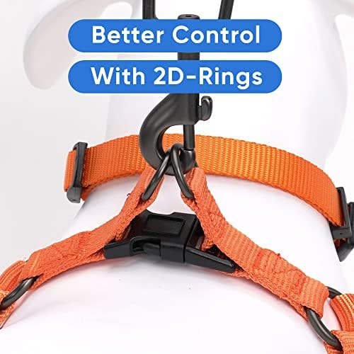 Pawtitas Medium Orange Dog Harness - Image 5