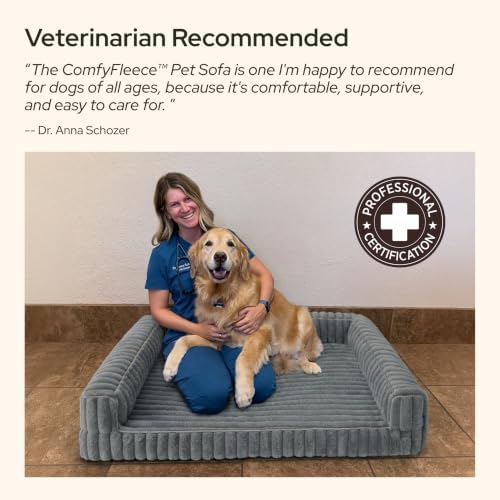 Bedsure ComfyFleece® Memory Foam Orthopedic XL Dog Bed - Image 2