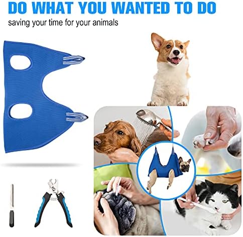 Kkiimatt 10 in 1 Dog Pet Grooming Hammock Harness - Image 2