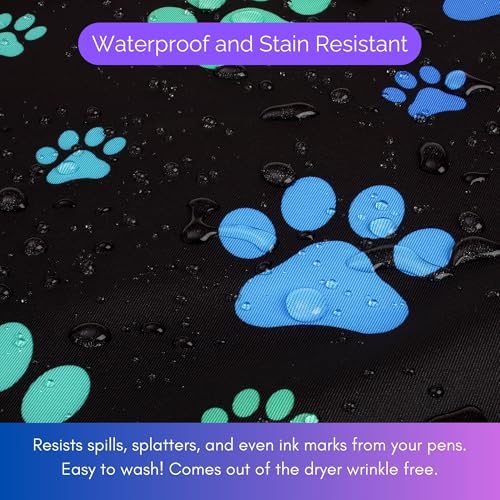 Plum Hill Waterproof Dog Grooming Apron, Groomer Apparel, Pet Washing Smocks - Image 6
