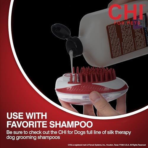 CHI Soap Dispensing Palm Brush for Dog Bathing - Image 5
