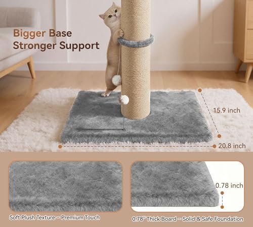 5-Inch Thick Sisal Cat Scratching Post - Image 3