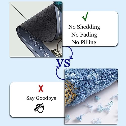 Underwater Wild Turtle Super Absorbent Quick-Drying Bathroom Mat Rug, Rubber - Image 4