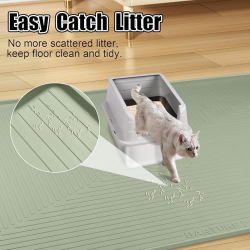Silicone Cat Litter Mat 50" x 36" Cat Mat - Image 4