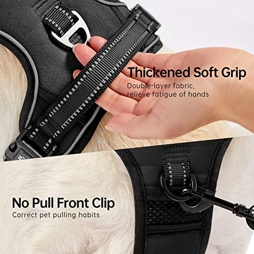 NESTROAD Dog Harness for Small Sized Dog, No Pull Dog Vest Harness Set - Image 3