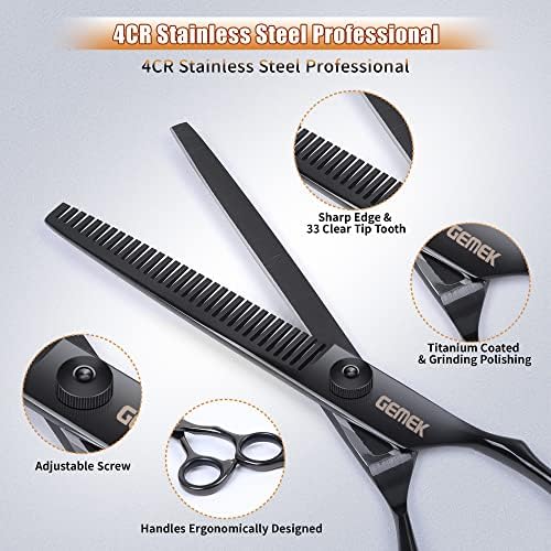 Dog Grooming Scissors Kit with Safety Round Tips - Image 3