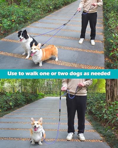 PetBonus Rope Double Dog Leash, No Tangle Dual Leash - Image 5