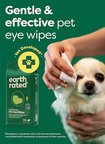 Earth Rated Dog Eye Wipes, Vet Developed, Removes Dirt - Image 3