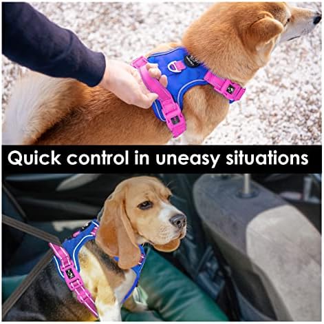 PHOEPET No Pull Dog Harness, Unique Colors Reflective Adjustable Dog Vest - Image 5