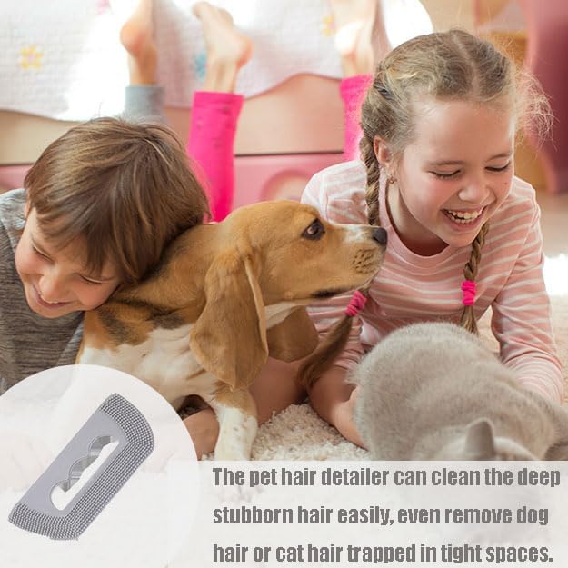 2PCS Mini Pet Hair Remover | Edge and Corner Cleaner, Pet Hair Brush Sheet - Image 6