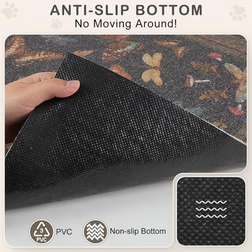 Unicorn Catcher 24"x15" Cat Litter Mat Non-Slip Washable Litter Box Mat - Image 3