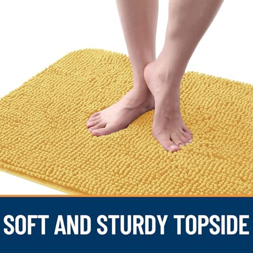 OLANLY Dog Door Mat for Muddy Paws 48x30, Super Absorbent Chenille Mud Mat - Image 4