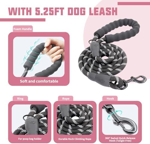 AUROTH Dog Harness and Leash Set Small Sized Dog, No Pull Escape Proof Vest - Image 4