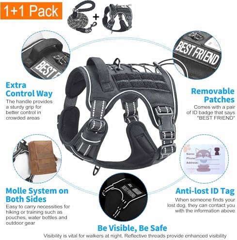 Beebiepet Tactical No Pull Dog Harness - Image 4