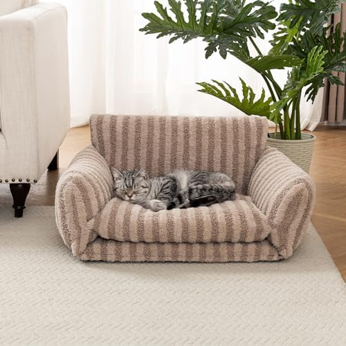 Hollypet Cat Bed Small Dog Orthopedic Couch Beds - Image 4