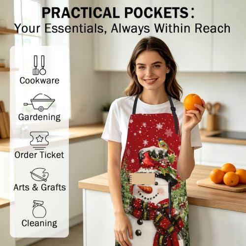 Giwawa Apron Unisex Resistant 33 x 28 inches - Image 6