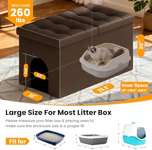 3-in-1 Cat Litter Box Enclosure - Image 3