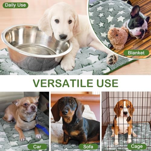 VitalCozy 4 Pcs Dog Crate Pads Soft Warm - Image 5