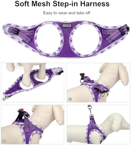 Mercano Soft Mesh Dog Harness and Leash Set, Step-in Reflective Breathable - Image 5
